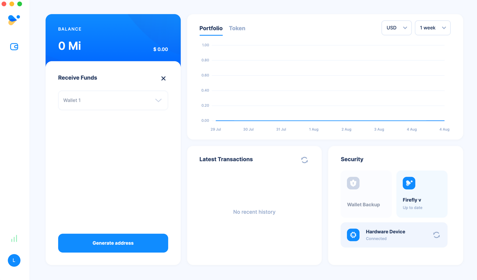generate address ledger