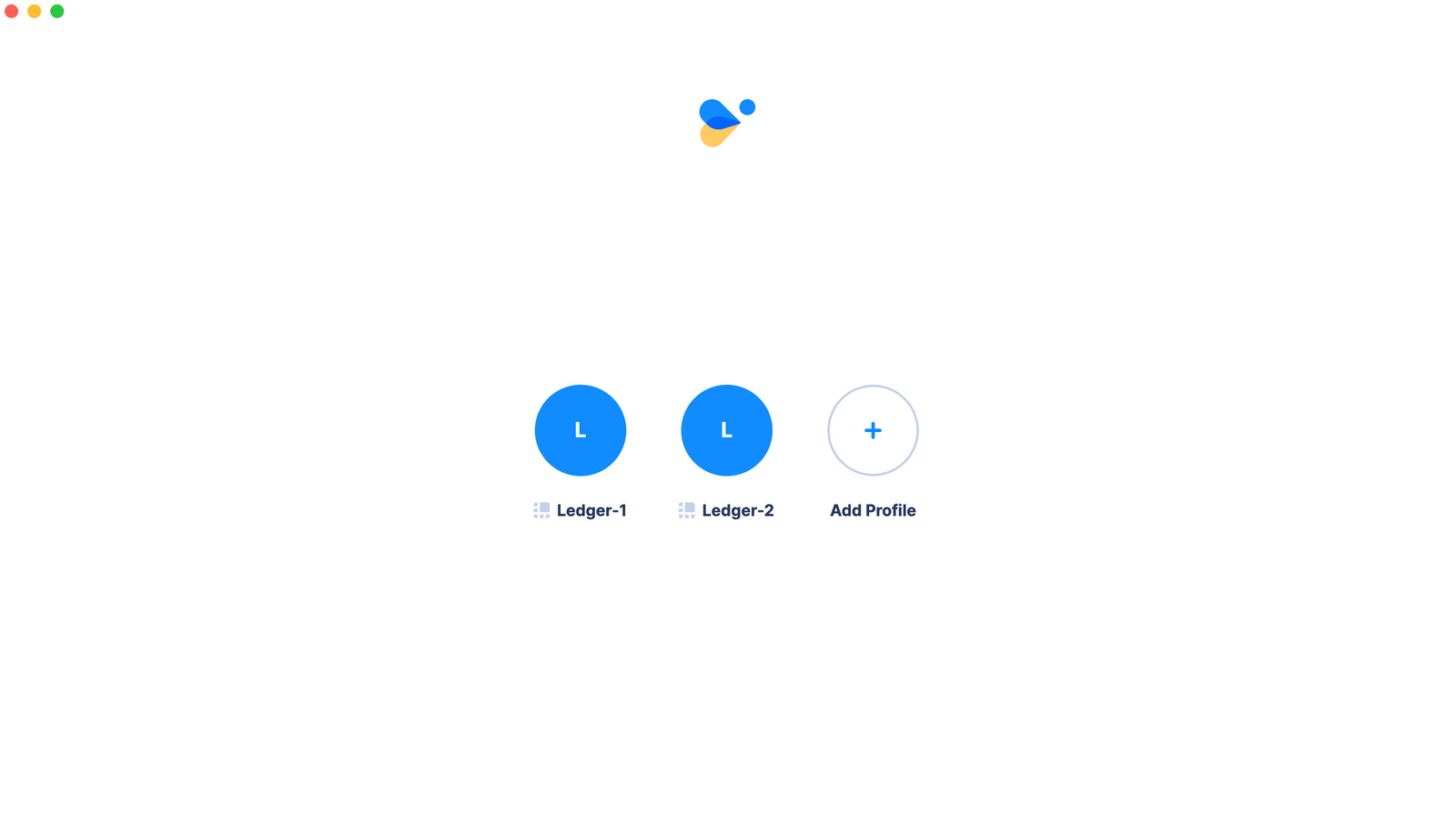 ledger multiple profile view