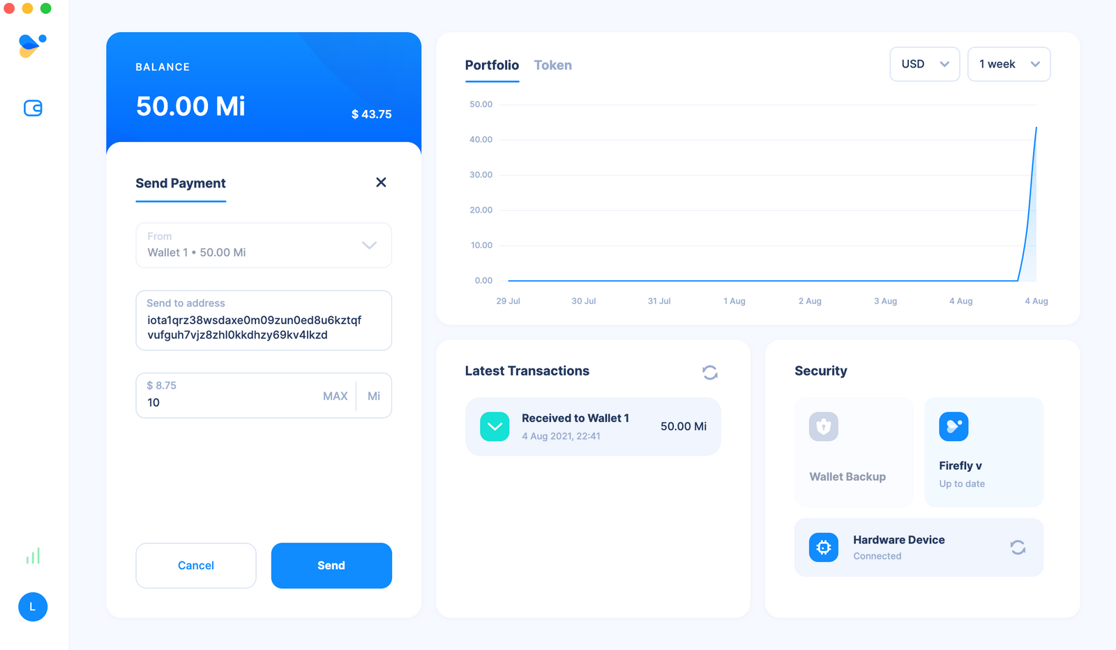 send payment ledger